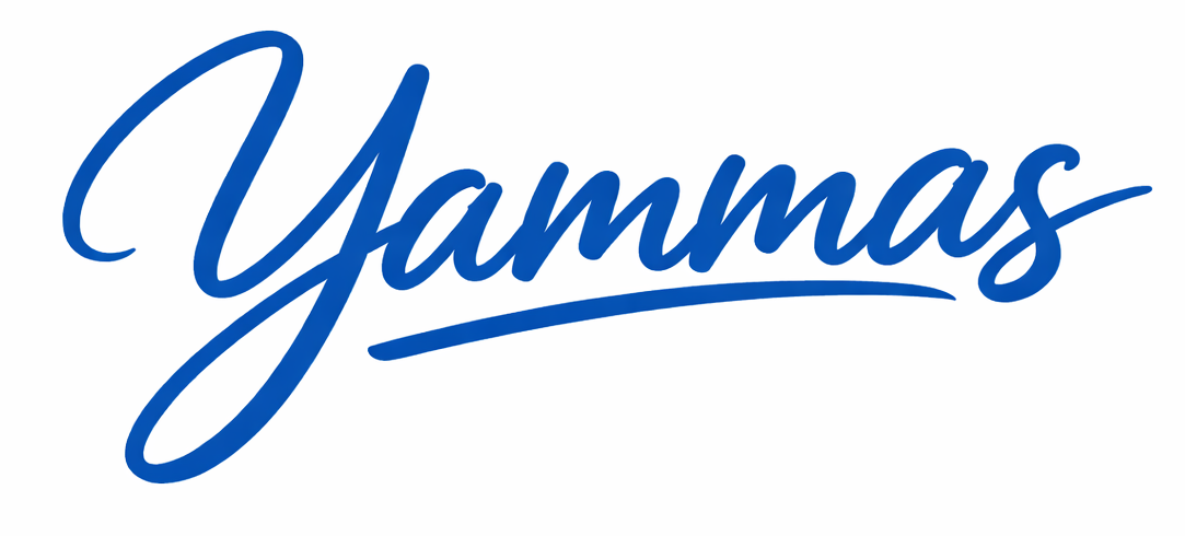 Yammas handwritten signature in blue script.